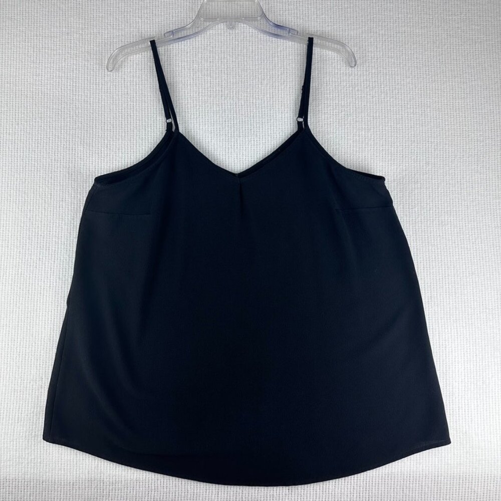 Torrid Black Textured Swing Cami with Adjustable Straps sz 1